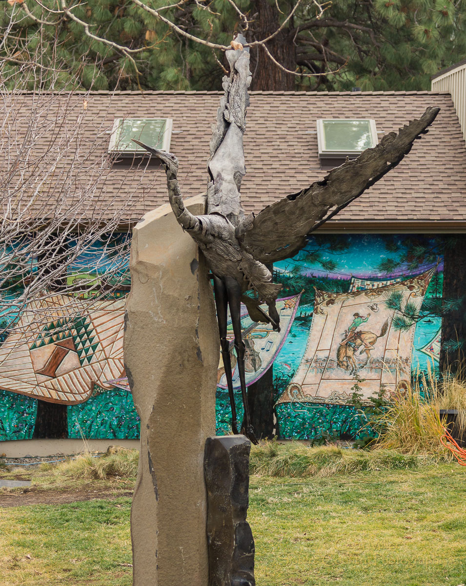 Heron Sculpture - Danae Miller (photo by Gary Miller)